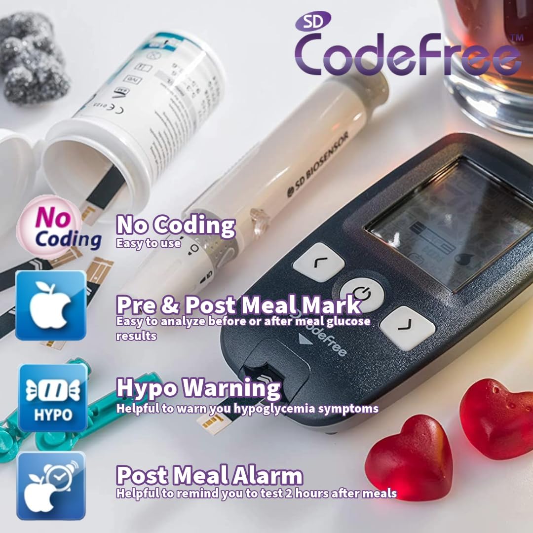 Code Free Blood Glucose Monitor Machine