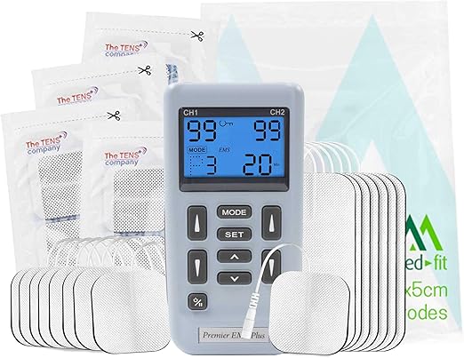 PREMIER STIM PLUS, TENS MACHINE 2 CHANNELS (5TENS MODES+3 EMSMODES)