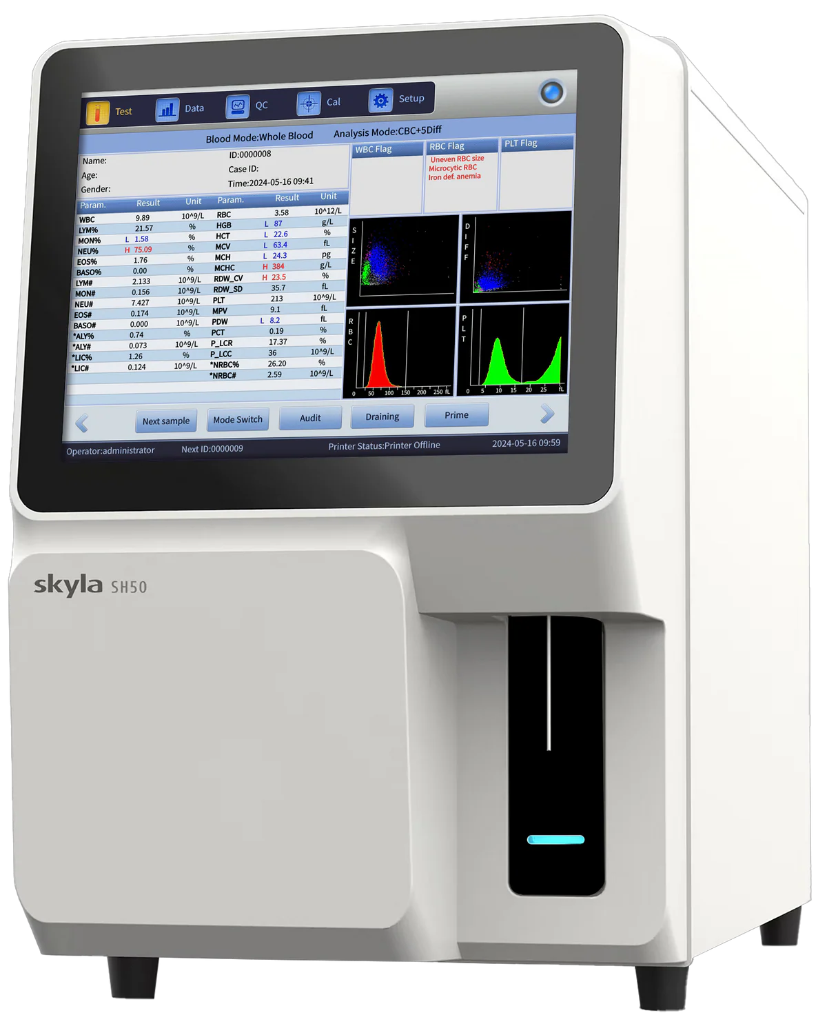 Hematology Analyzer with RET (VETERINARY)