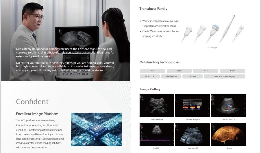 MINDRAY CONSONA N6 ULTRASOUND SCANNING MACHINE