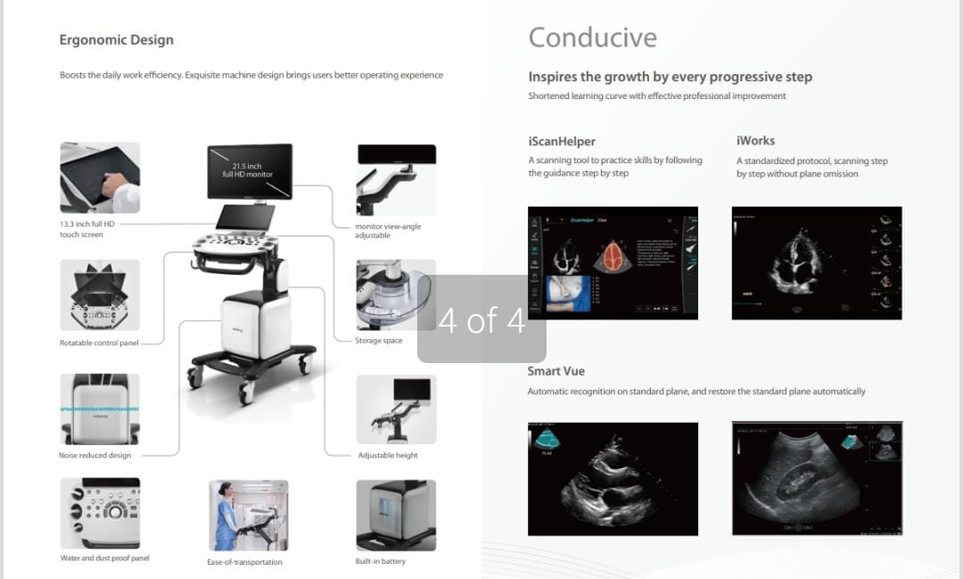 MINDRAY CONSONA N6 ULTRASOUND SCANNING MACHINE
