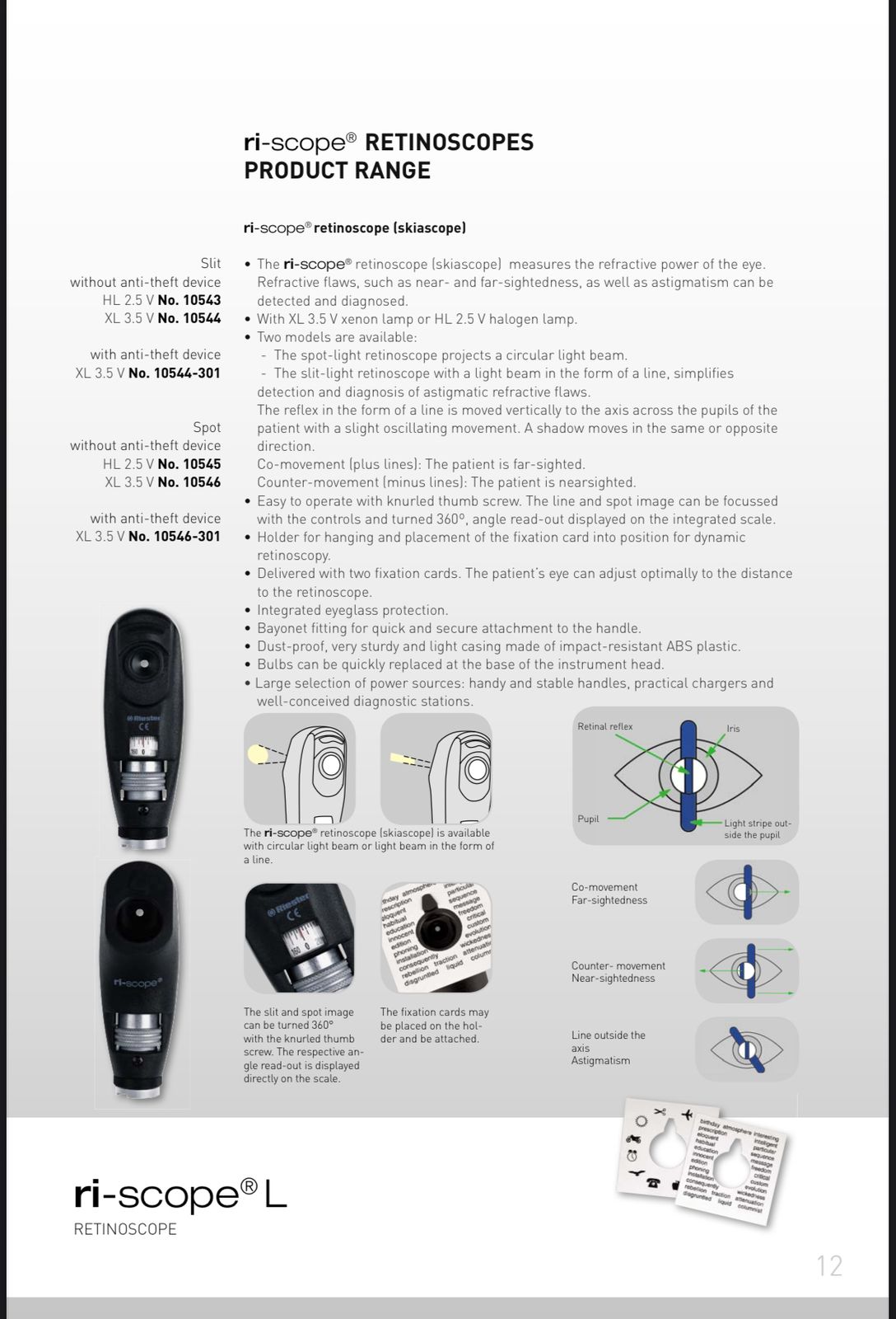 Retinoscope - Riester
