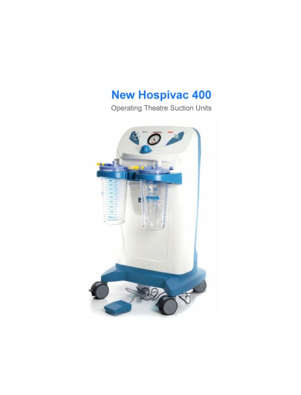 New Hospivac 400 – Operating Theatre Suction Unit
