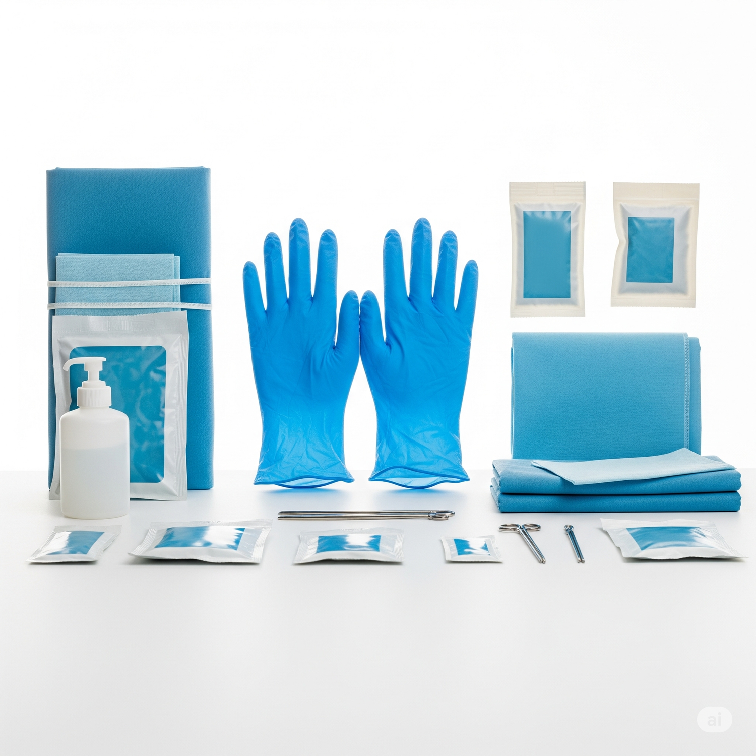 Sterile Gloves, Drapes, Surgical Packs