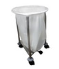 LINEN ROUND TROLLEY w/o Lid