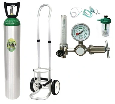 Oxygen Cylinder Aluminum 10 Litre