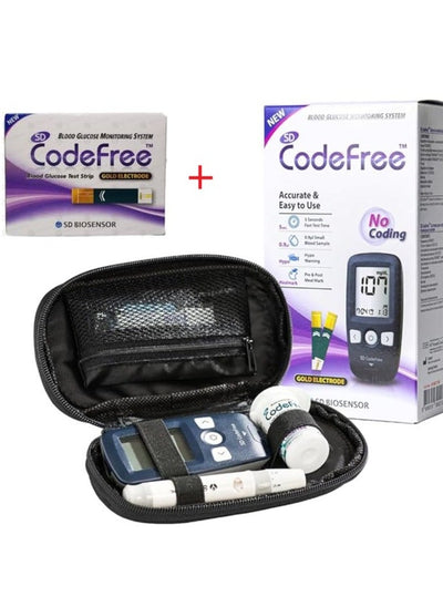 SD Biosensor Code Free Blood Glucose Monitoring Machine