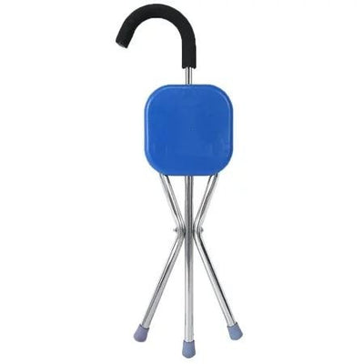 Walking stick with seat