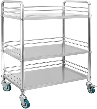 3 Shelf Instrument Trolley