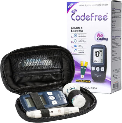 Code Free Blood Glucose Monitor Machine