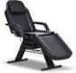 Folding Beauty Bed Black With Stool