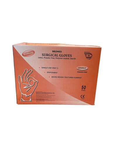 Sterile Latex Surgical Glove, Powdered Free