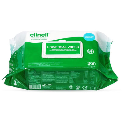 Clinell Universal Wipes Pack Of 200's