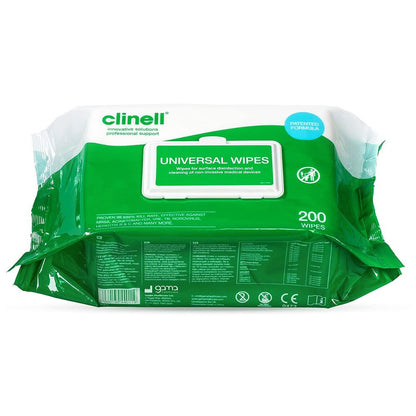 Clinell Universal Wipes Pack Of 200's