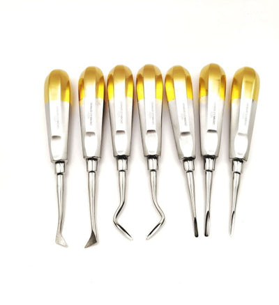 Dental elevator gold
