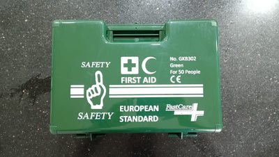 FIRST AID BOX FOR 50 PEOPLE GREEN