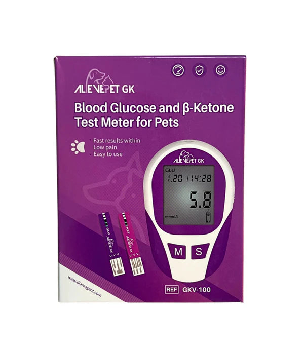 Blood Glucose and β-KetoneTest Meter for Pets
