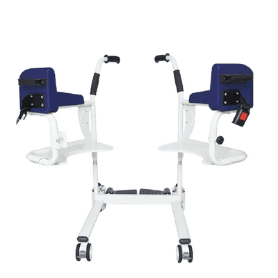 Transfer and Over Toilet Commode Chair with Wheels