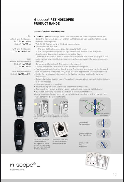 Retinoscope - Riester