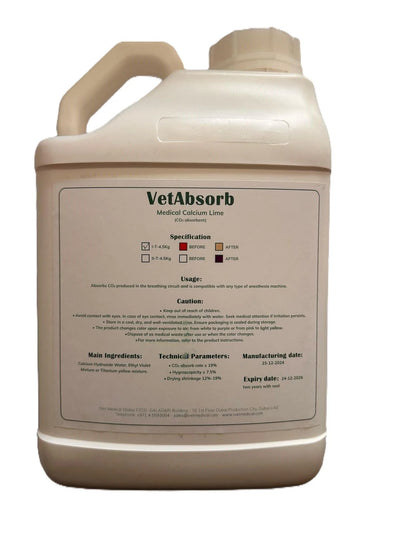 VetAbsorb Medical Soda Lime ( CO2 absorbent 4.5 kg )